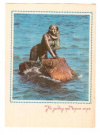 купить книгу Тихонов, Н. - На память о Черном море. Крым. Мисхор. Русалка: Открытка