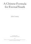 Купить книгу John Conway - A Chinese Formula for Eternal Youth